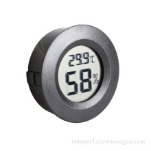 Round LCD Digital Temperature Humidity Meter